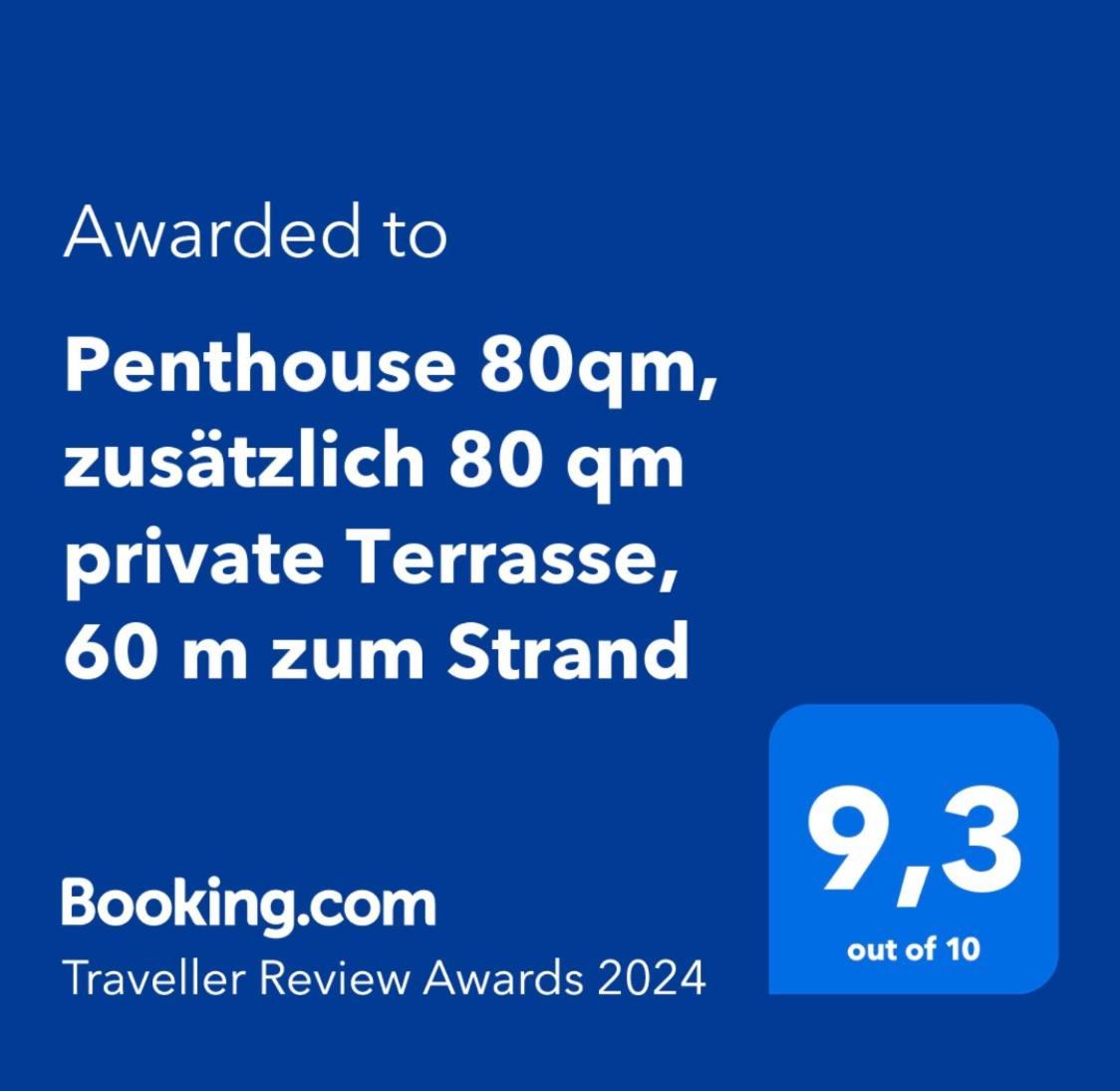 Penthouse 80Qm, Zusaetzlich 80 Qm Private Terrasse, 60 M Zum Strand Dénia Eksteriør billede